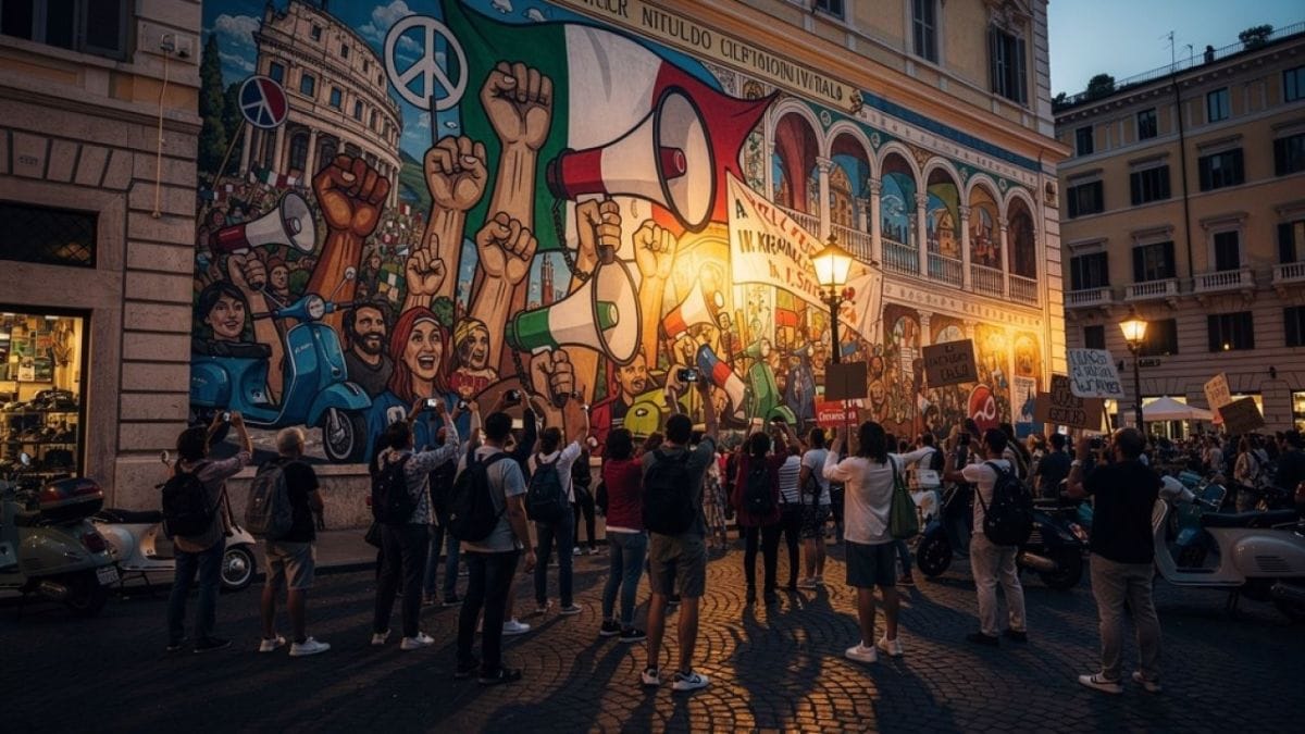 Protestkultur in Italien: Von der Straße auf die Bühne der Kunst