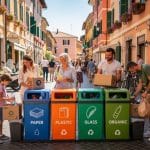 Mülltrennung und Recycling in Italien: Ein Update für ein grüneres ‚Bella Italia‘